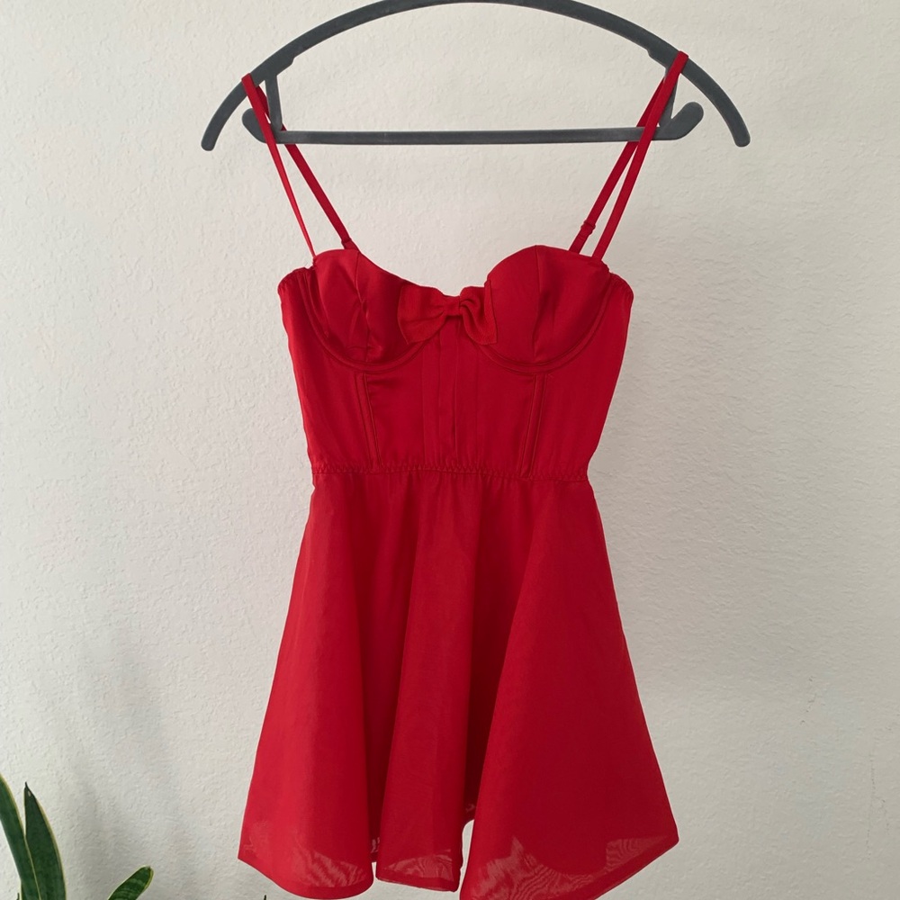 victoria’s secret red mini dress